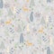 RoomMates Light Gray Spring Forest Pals Peel & Stick Wallpaper